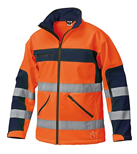 Siggi Group Men's Set 5 Stück hohe Sichtbarkeit zweifarbig Jacke, Orange/Blau, XXL