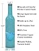 Stainless Steel Wine Bottle - Spirit & Wine Growler - 750ml 25oz Vacuum Insulated Wine Bottle - Double Walled Travel Flask with a Screw Top Leak Proof Lid - Perfect Gift for Wine Travel