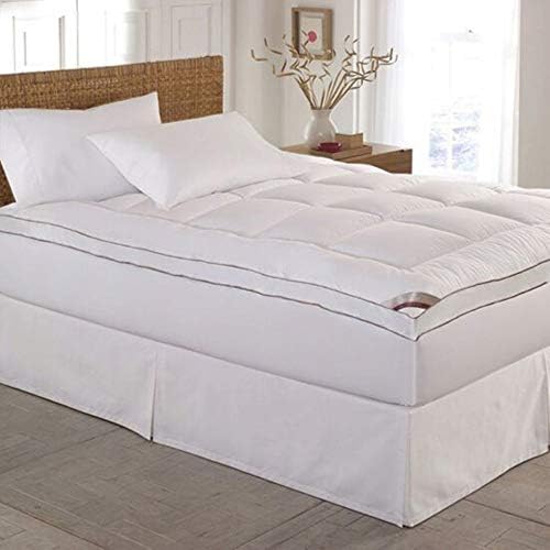 Kathy Ireland Home Essentials 233 Thread Count Cotton Fiber Mattress Pad Twin White