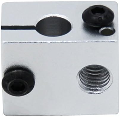Qipang 5PCS Aluminum Heater Block Specialized for E3D V6 3D Printer Extruder