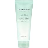 THE FACE SHOP Tea Tree Pore Clarifying Gel Cleanser | Gentle Facial Foam Cleanser for Acne-Prone Skin | Removes Excessive Sebum with Soothing Effect | 5.0 fl. Oz,K-Beauty
