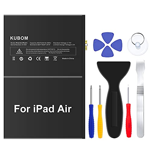 KUBOM Replacement Battery for iPad Air or iPad 5th