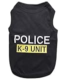 Pet Clothes POLICE K-9 Dog T-Shirt – All Sizes (L), My Pet Supplies