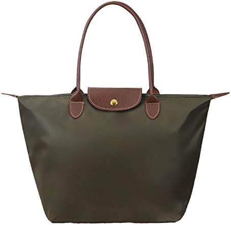 Cherry Roll Women's Stylish Waterproof Tote Shoulder Bag (army green)