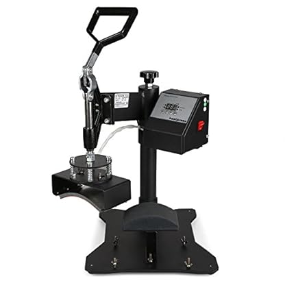 OrangeA Heat Press 5 in 1 Swing Away Heat Press Machine 1400W Hat Press 15X12Inch Heat Platen Multifunction Hat Mug Plate Cap (5 in 1 12X15Inch) - Image 6