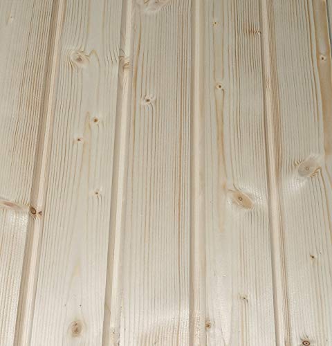AZZAP Profilbretter Profilholz Fassadenprofil Fasebretter 20x90mm Länge:100cm Holz 30 St. – Bild 4