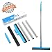 KOLLIEE Floor Squeegee Adjustable Professional Water Squeegee Foam with 50" Handle for Garage Tile Shower Hair Floor Wiper primary