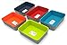 WELAXY Office felt drawer organizer Storage bin desktop dividers for men's accessories key holder (NAVY)