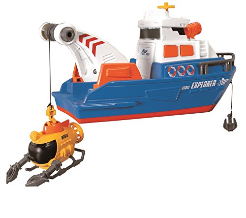 Dickie Toys Light and Sound Explorer Boat - Thumbnail 3