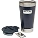 Stanley Classic Stay Chill Vacuum Insulated Pint Glass Tumbler, 16oz Stainless Steel Beer Mug with Built-in Bottle Opener, Double Wall Rugged Metal Drinking Glass, Dishwasher Safe Insulated Cup