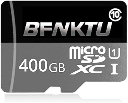 400GB Micro SD SDXC Card High Speed Class 10 Memory SD Card with SD Adapter
