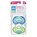 MAM Pacifiers, Baby Pacifier 6+ Months, Best Pacifier for Breastfed Babies, ‘Trends' Design Collection, Boy, 2-Count