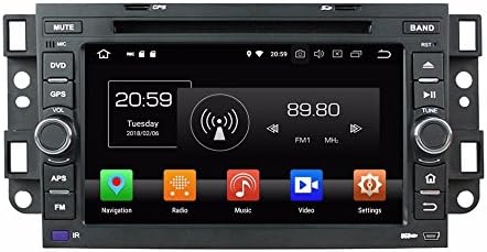 Glyqxa Octa Core 2 din 7" Android 8.0 Car Radio DVD GPS for Chevrolet Captiva Epica Aveo Lova Spark Optra 4GB RAM 32GB ROM Mirror-link