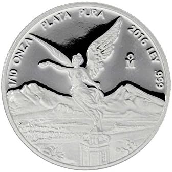 2016 Mexico 1/10 oz Silver Libertad Proof In Mint Capsule