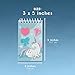Mini Spiral Notepads, Unicorn Design (3 x 5 Inches, 24-Pack)