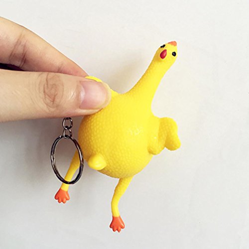 Funny Decompression Chicken Toy Squeeze Then Lay Eggs Reduce Stress Relief Ball Novelty Venting Anger Toys