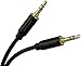 Auxiliary Cable (2 Pack) 1.5FT Short - Shielded Aux Cord - 3.5mm Male to Male Audio Jack(s) - Connect Smartphone, iPhone, Mp3 Player, iPod, iPad to Car/Auto Stereo or Speakers via Aux Audio Port(s)