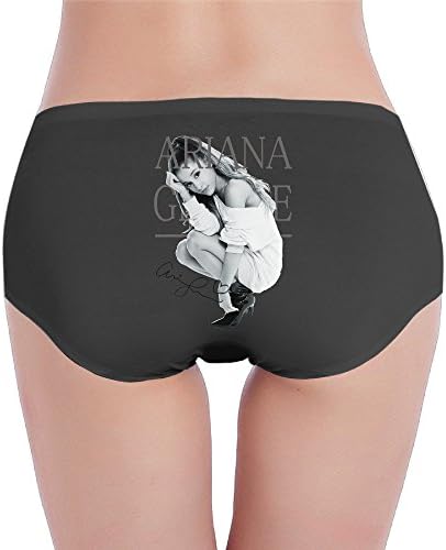 Masha Ariana Pop Grande Poster Alluring For Women Low-Waist Underpants Size XL Black