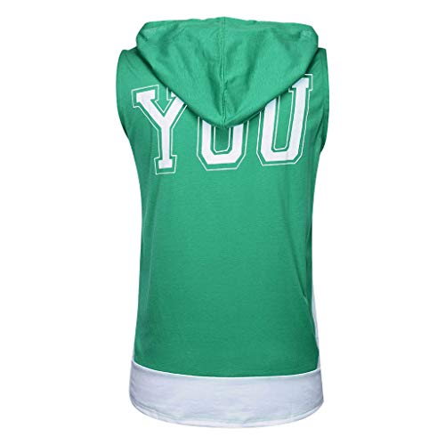 image for MIS1950s Men's Printed Hoodie Printing Funny T-Shirts Casual Cool Summ