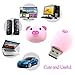 Aretop Flash Drive Cute 32GB, USB 2.0 Cartoon Miniature Pink Piggy Shape Memory Stick 32GB Thumb Drives Gift for Students Kids Children Present Collegue Employees