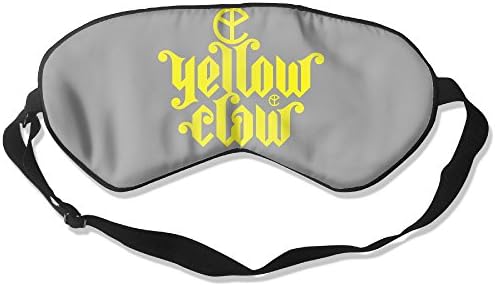 Yellow Claw Logo Yellow Sleeping Eye Cover Screen-Print