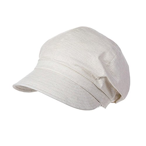 Siggi 100% cotton newsboy cabbie beret cap for women cl…