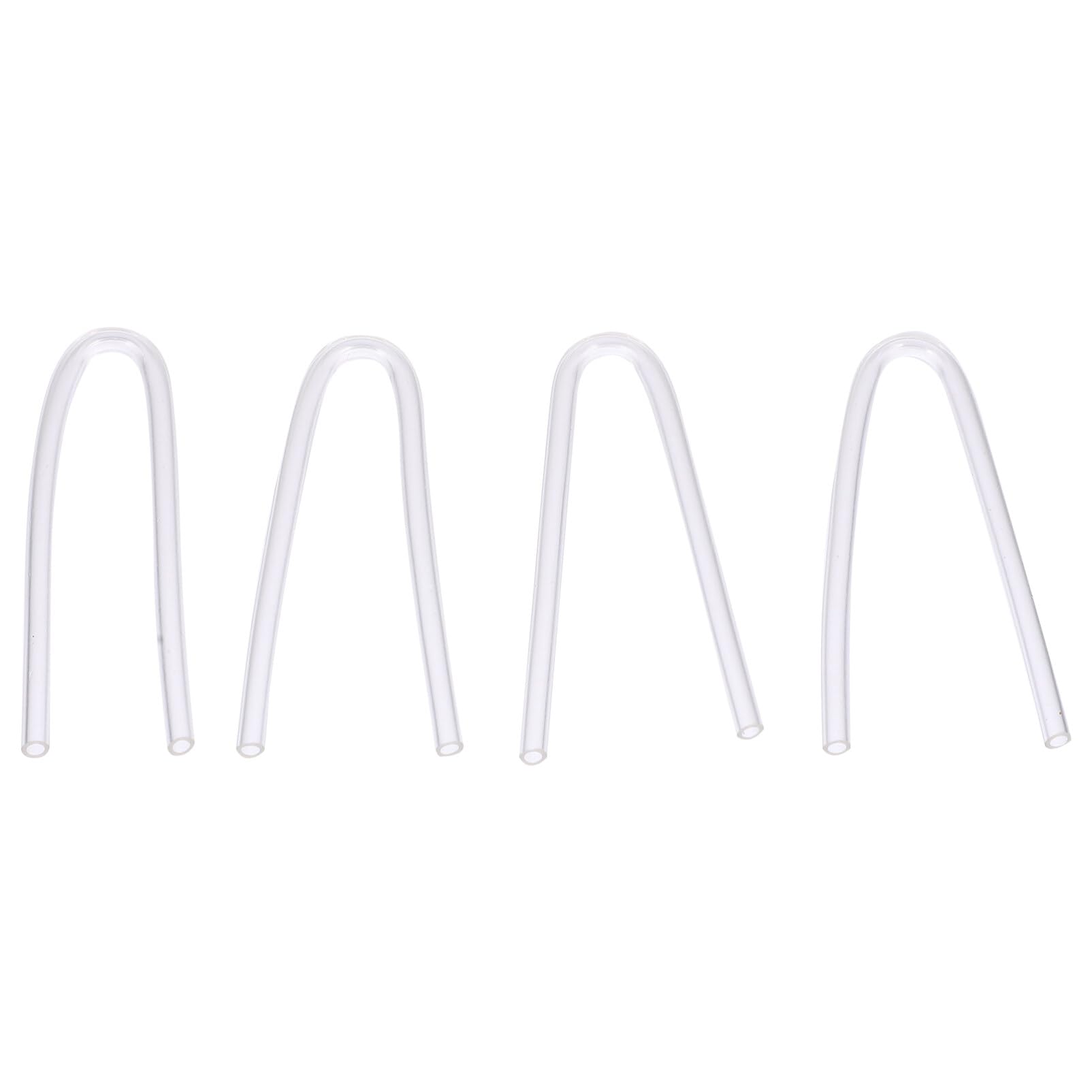 Balacoo 4pcs Preformed BTE Earmold Hearing Aid Tubes Hearing Machine Mold Tubes