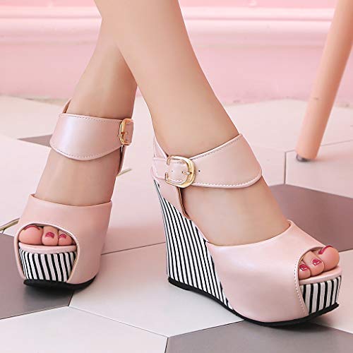 ankle strap wedges open toe