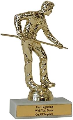 Billiards Trophy - 6" Economy Style