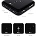 Funcilit Portable DLP Video Projector, Rechargeable Pocket Mini Pico Projector Supports 1080p and HDMI (Black)thumb 1