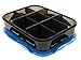 6 Pack Fitness Innovator 300 Meal Prep Management System Bonus (Black/Neon Blue)