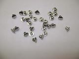 25 NMD Brand T316 Stainless Steel Oval Head Semi Tubular 1/8X1/8 Hollow Rivets for Industry, Tonka Toy Trucks, ETC,