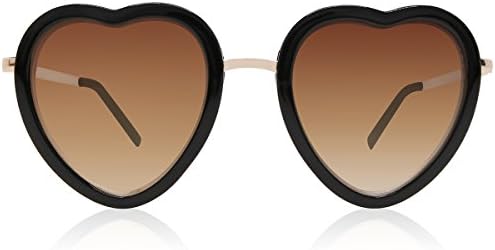 Facewear Women Heart Shape Retro Sunglasses Cute Love Fashion Eyewear UV400 FW3001