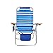 Deluxe XL Wide Big Boy Aluminum Heavy Duty Beach Chair 17 inches Seat Height - 300 lb Load Capacity