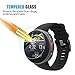 MWOOT Pack of 4 Screen Protector Glass Tempered Compatible with Polar Vantage V Premium GPS HRM Sports Watch, 9H Hardness Scratch Resistant Protecive Film for Smartwatch Screen Protection