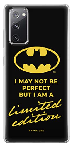 ERT GROUP Handyhülle für Samsung S20 FE / S20 FE 5G Original und offiziell Lizenziertes DC Muster Batman 062 optimal an die Form des Handy angepasst, hülle aus TPU
