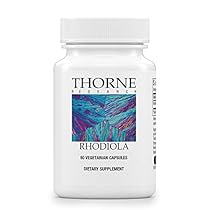 Thorne Research - Rhodiola - Botanical Supplement for Stress Relief - Enhances Mood, Sleep, and Mental Focus - 60 Capsules