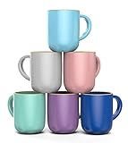 Francois et Mimi, Set of 6 Large 16 Ounce Ceramic