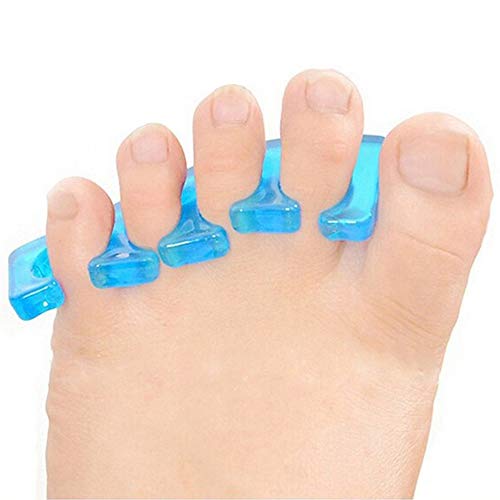 TXIN 8 Pieces Toe Pedicure Separators Flexible Soft Finger Separator Dividers for Nail Polishing Manicure
