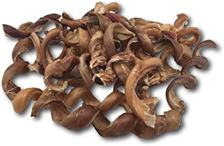 8"-10" Bully Stick Thick Spirals - 25 Springs from Top Dog Chews