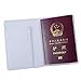 Microfiber Leather Business ID Passport Holder Protector Cover Card Case Wallet Purse Travel Organizer