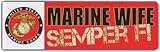 Bumper Stickers: MARINE WIFE | SEMPER FI USMC Military Pride