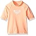 Roxy Girls' Whole Hearted Short Sleeve Rashguard