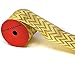 24 Yard Gold and Silver Ribbon Rolls Wired Edge Organza 2.5