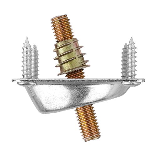 14 Degree Angled Leg Mounting Plates Furniture Table Leg Attachment Plates Brackets TPlate M8