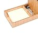 MobileVision Bamboo Pencil Holder with Tray for Storing and organizing Small Stationary Items Such as paperclips, Business Cards, and notepads
