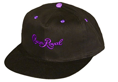 Crown Royal Baseball Hat Black Flat 
