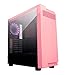 Apevia X-Infinity mid tower with full-size acrylic side window, top USB3.0/USB2.0/audio ports - Pink