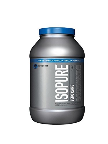 [- Isopure Zero Carb Whey Protein Isolate Powder, Vanilla, 1 kg  -]