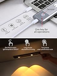 3 Colors Rechargeable Under Cabinet Lighting
